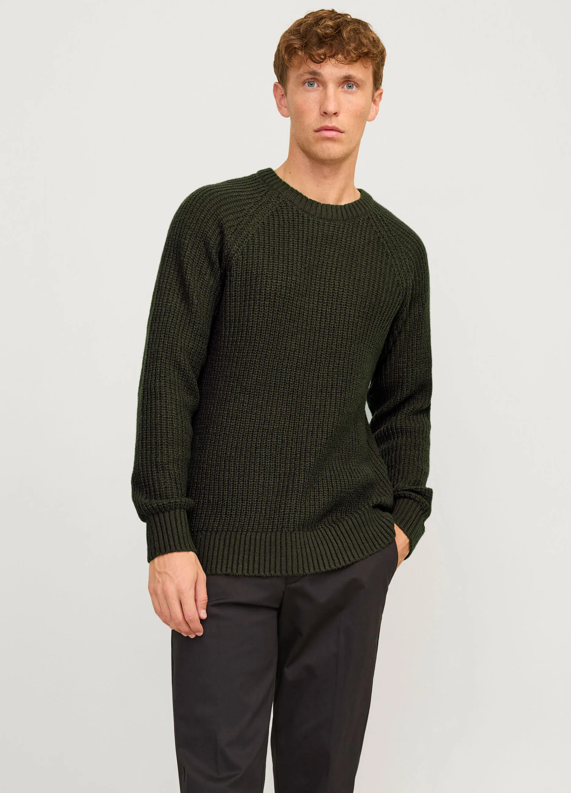 JACK & JONES  Pullover girocollo a maniche lunghe uomo