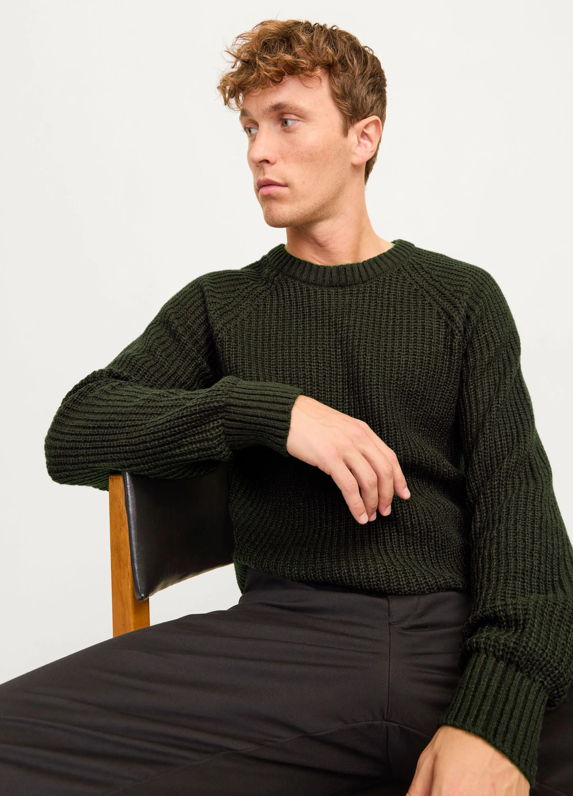 JACK & JONES  Pullover girocollo a maniche lunghe uomo
